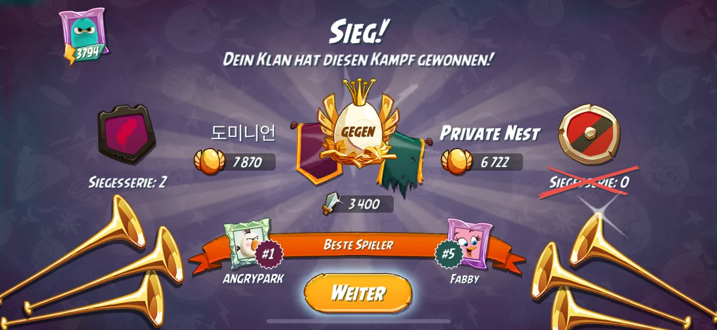 Nach dem Kampf